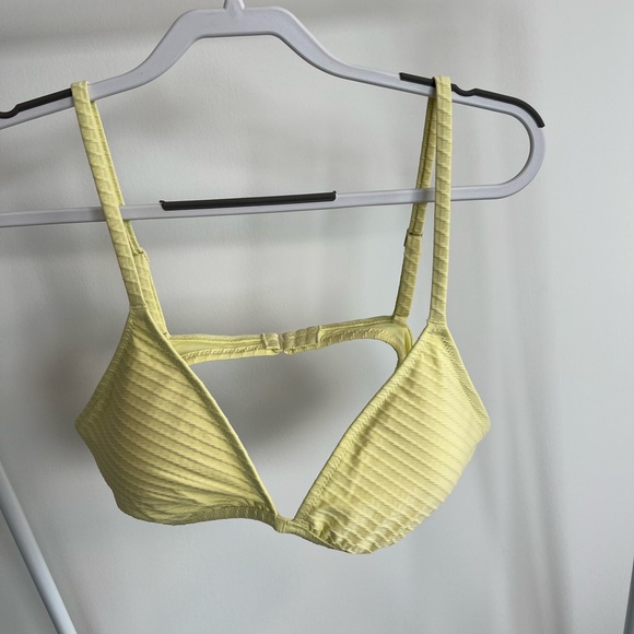 BNWT Aerie Jacquard Triangle Bikini Top - Picture 5 of 5